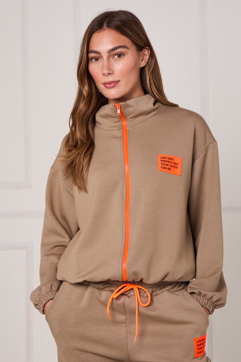 Neon Zip Bomber Lounge Set