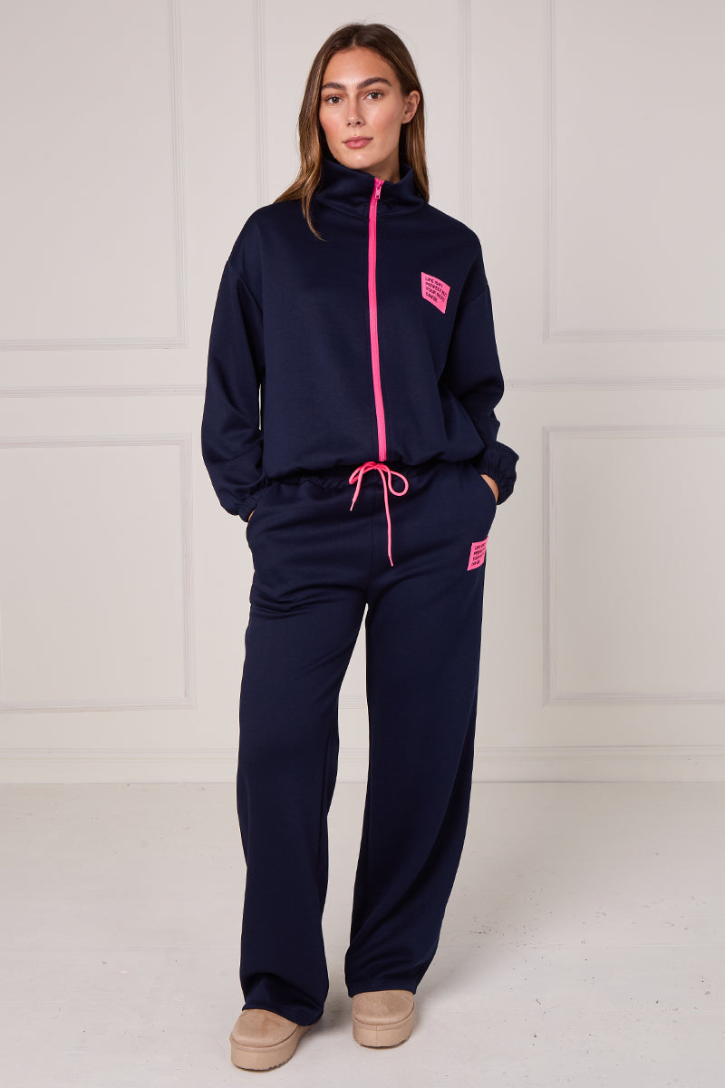 Neon Zip Bomber Lounge Set