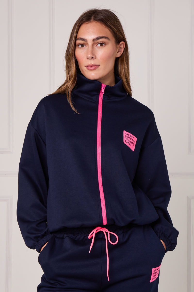 Neon Zip Bomber Lounge Set