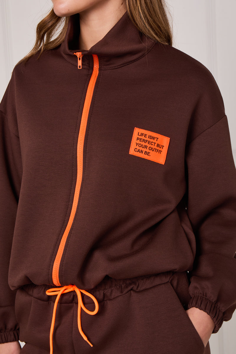 Neon Zip Bomber Lounge Set