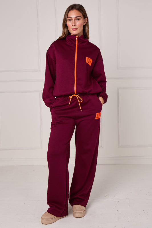 Neon Zip Bomber Lounge Set