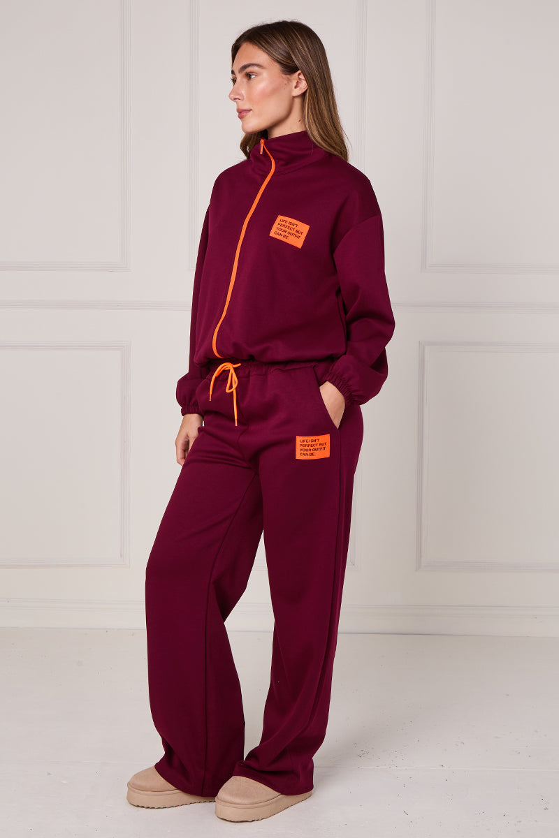 Neon Zip Bomber Lounge Set