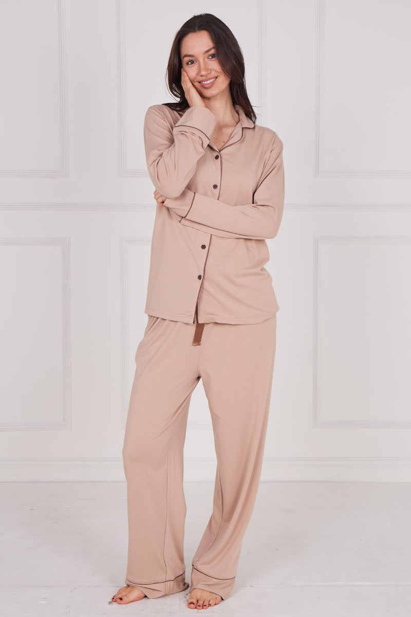 Plain Stretchy Comfortable PJ Sets