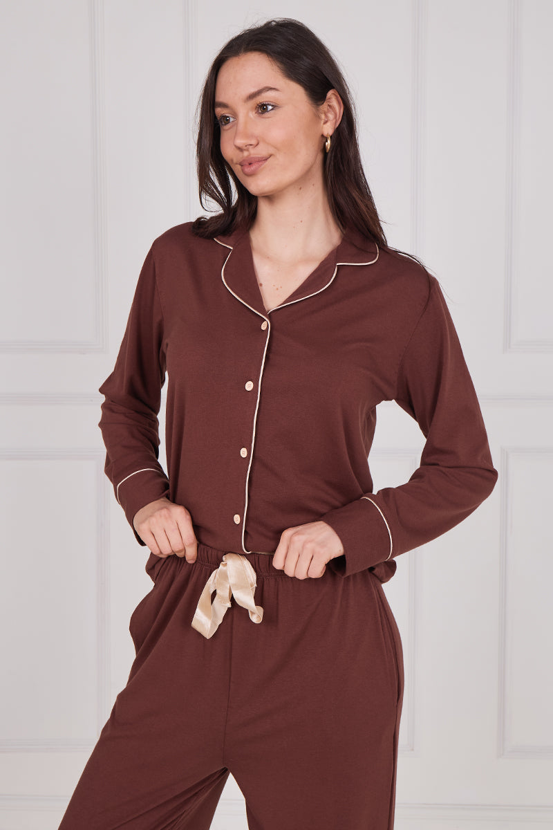 Plain Stretchy Comfortable PJ Sets