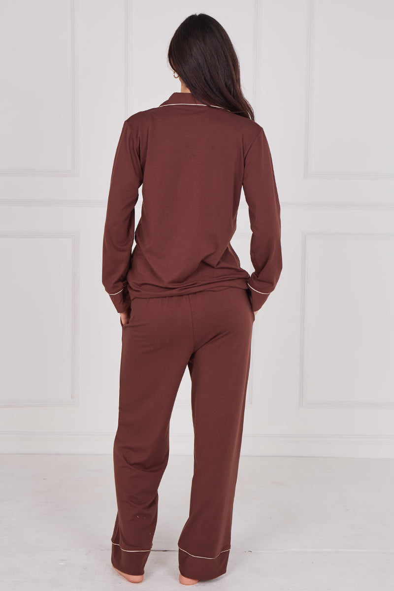 Plain Stretchy Comfortable PJ Sets