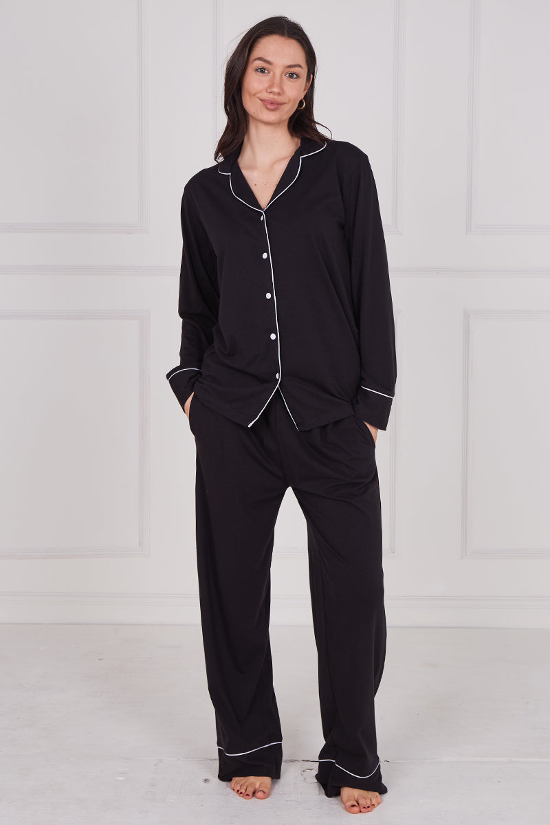 Plain Stretchy Comfortable PJ Sets