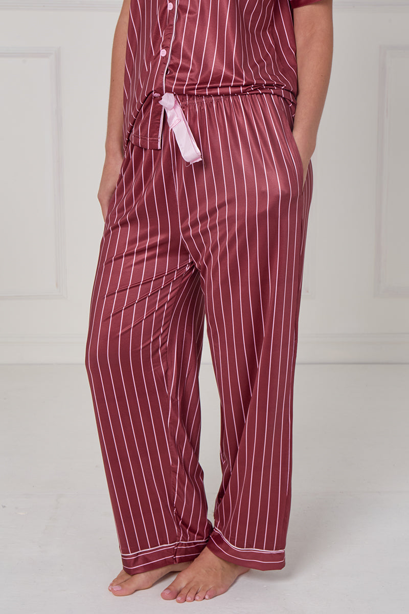 Stripe Print Stretchy Comfortable PJ Sets