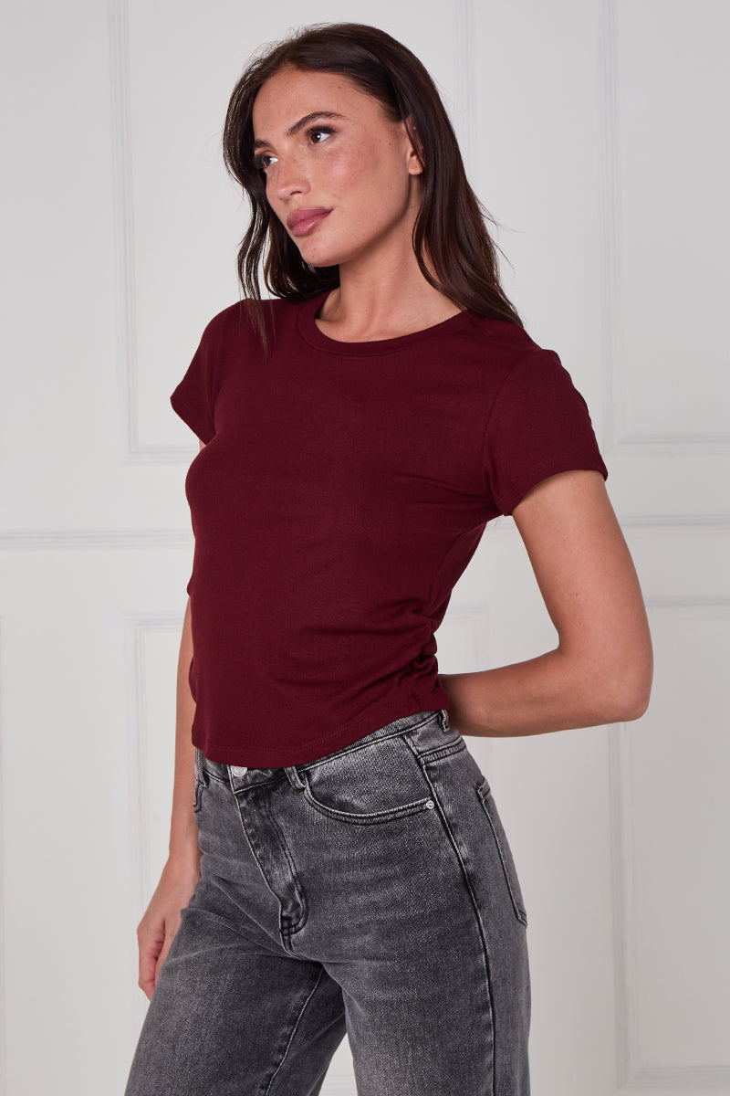 Side Ruched T-Shirt